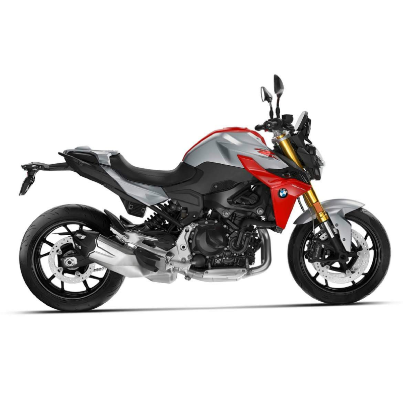 Red CNC Kickstand Shoe Extender For BMW F 900 XR (2020-2025) - Side Stand Pad
