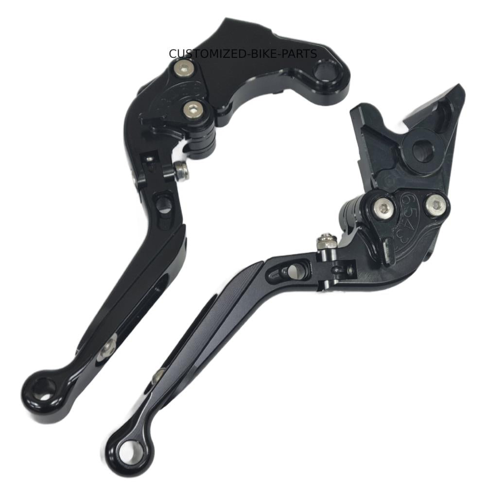Extendable Clutch Brake Lever Set Black / Black - Honda NT1100 2022-2026
