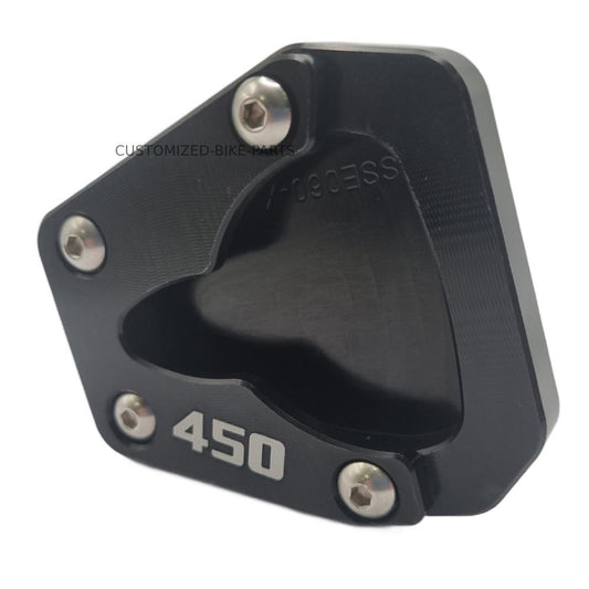 Black Side Stand Kickstand Shoe Extender - KOVE 450 Rally 2022-2025