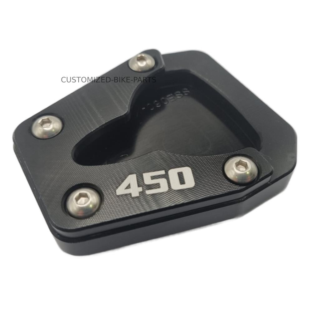 Black Side Stand Kickstand Shoe Extender - KOVE 450 Rally 2022-2025
