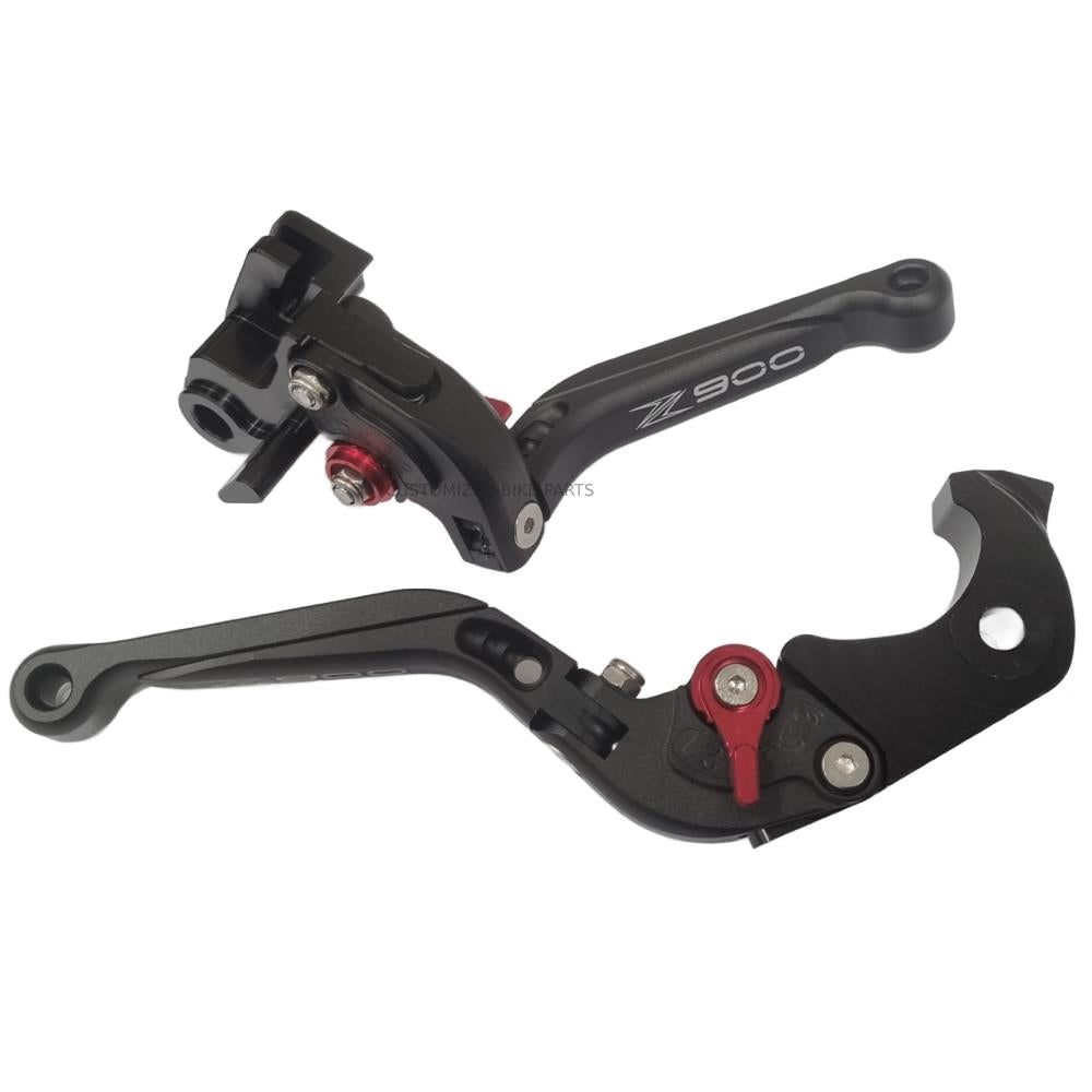 Black Adjustable Brake & Clutch Levers Kawasaki Z900SE Z900RS 2018-2024