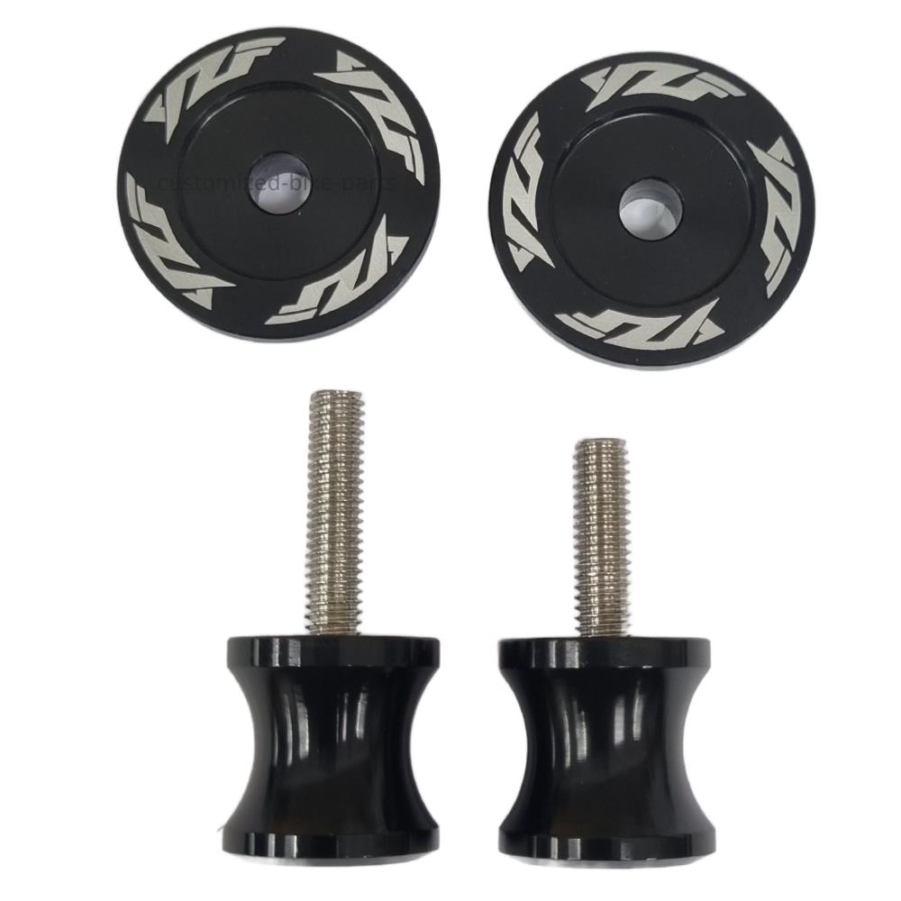 Yamaha YZF R125 R3 R25 R6 R1 R7 R9 Rear Swingarm Spools Paddock Stand Bobbins