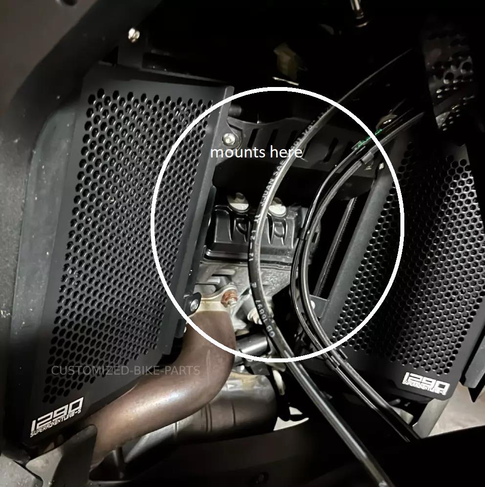 Central Cylinder Radiator Cover Guard For KTM 1290 Super Adventure R 2021-2025