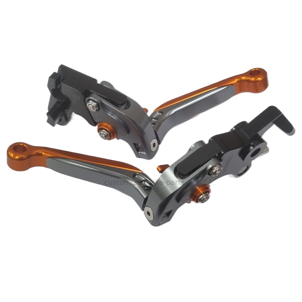 KTM 790 R / S Adventure 2019-2025 Clutch & Brake Levers Titanium / Orange