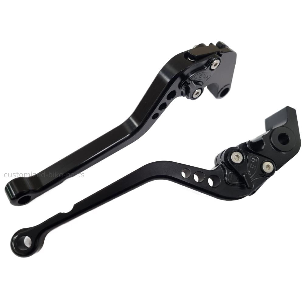 Long Black Clutch & Brake Levers For Aprilia RS 660 2020-2025