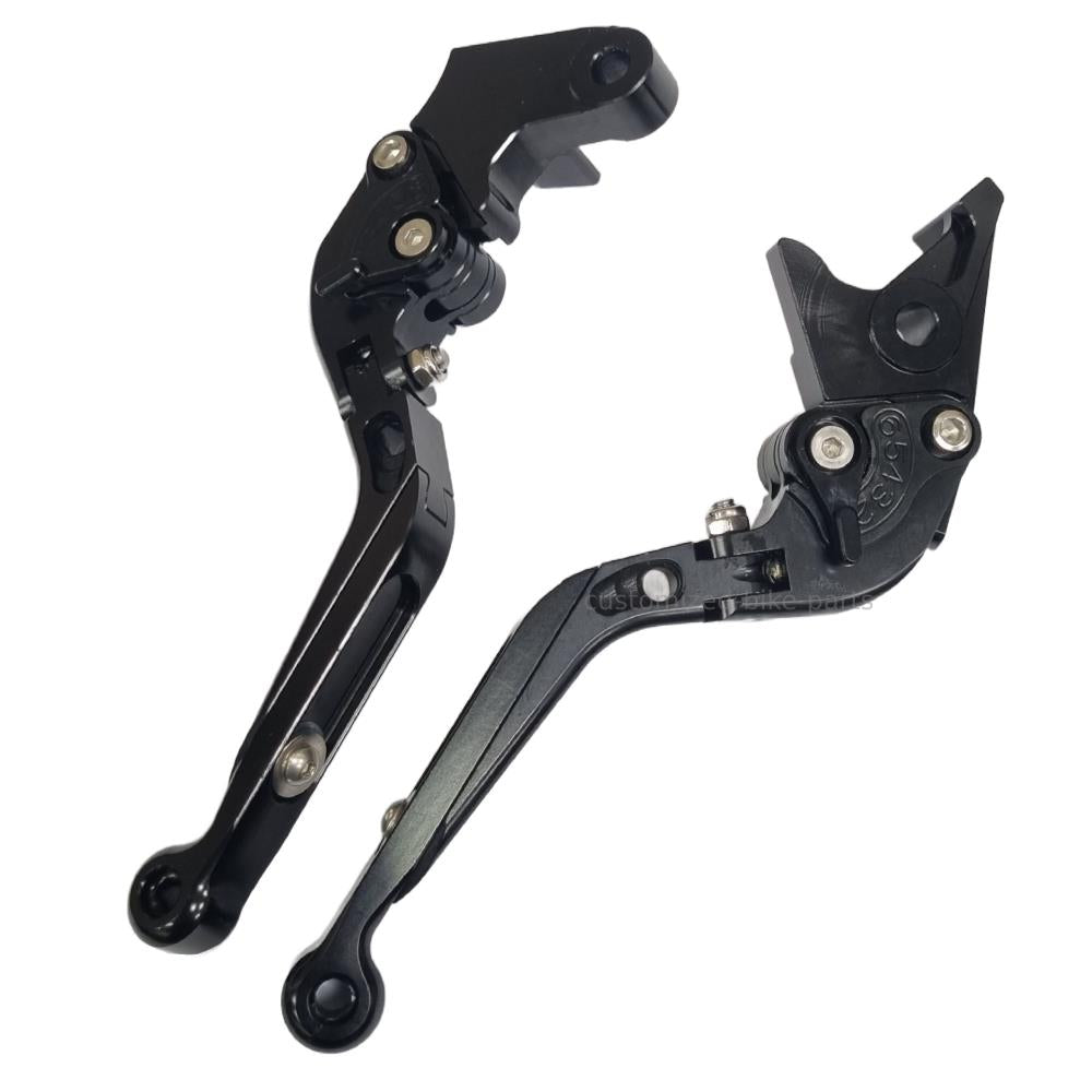 Black Adjustable Clutch & Brake Lever Set For Honda CB750 Hornet 2023-2026