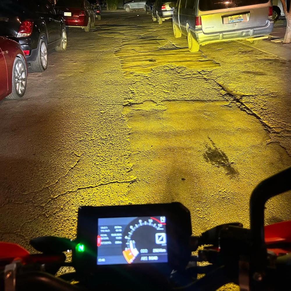 100W LED Auxiliary Spot Fog Light Kit - Honda XL750 Transalp 2023-2025