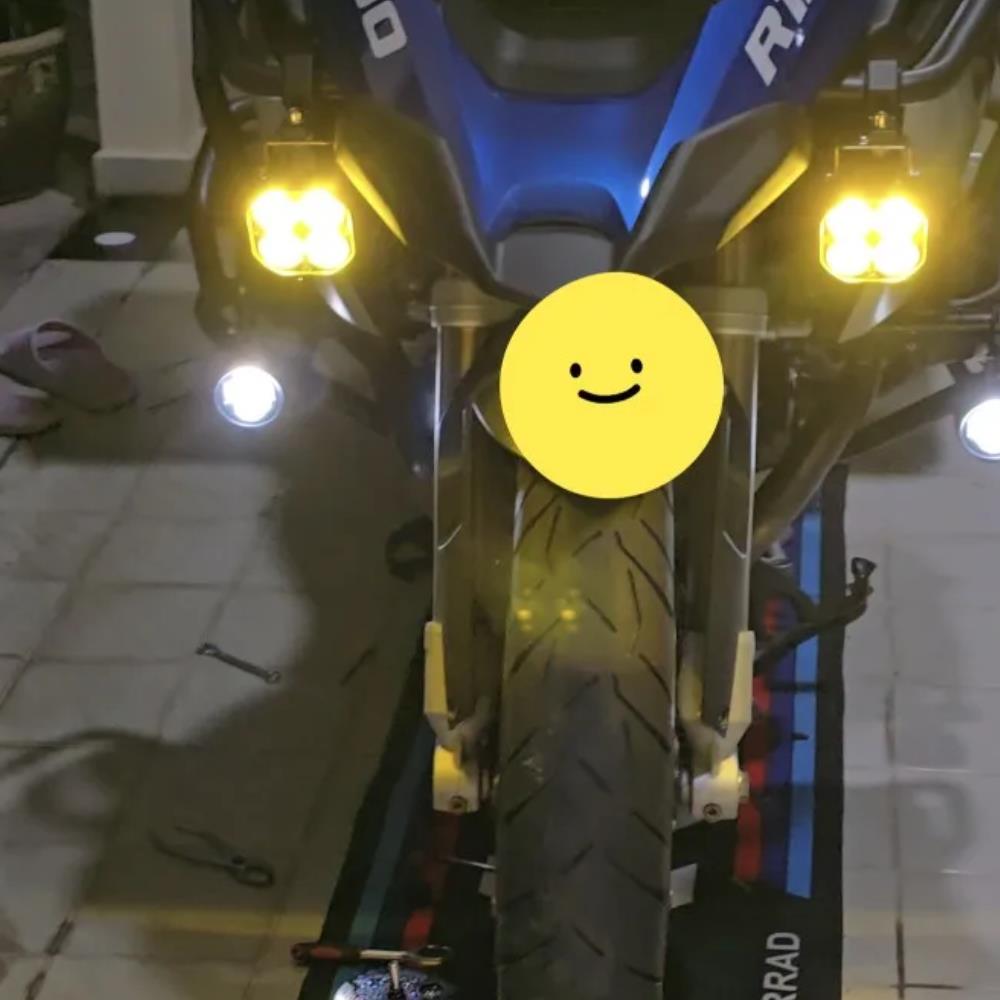 100W LED Auxiliary Spot Fog Light Kit - Honda XL750 Transalp 2023-2025
