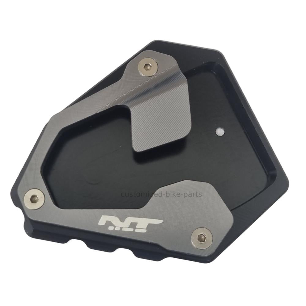 Grey / Black Side Stand Kickstand Shoe Extender - Honda DCT NT 1100 2022-2025