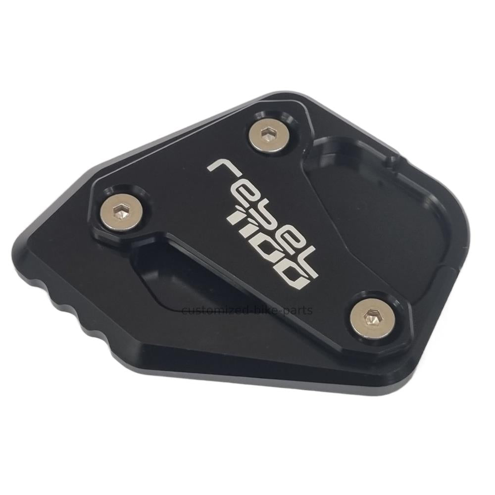 Black Side Stand Kickstand Shoe Extender - Honda Rebel CMX1100 2020-2025