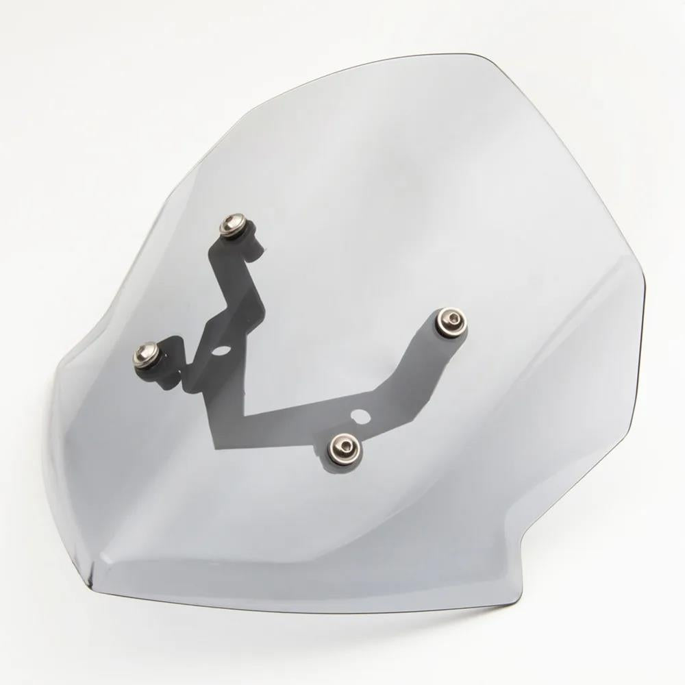 Motorcycle Light Smoke Windscreen Windshield Screen - Kawasaki Z125 2019-2025