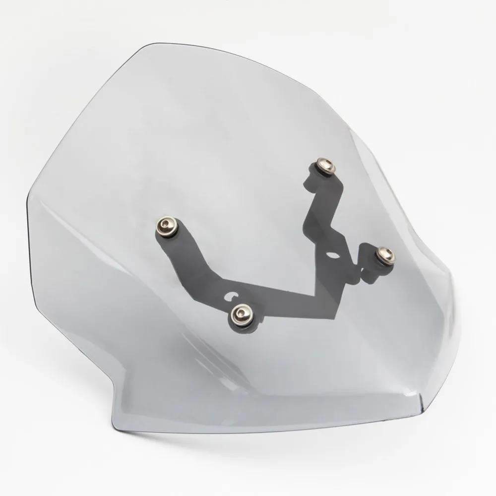 Motorcycle Light Smoke Windscreen Windshield Screen - Kawasaki Z125 2019-2025