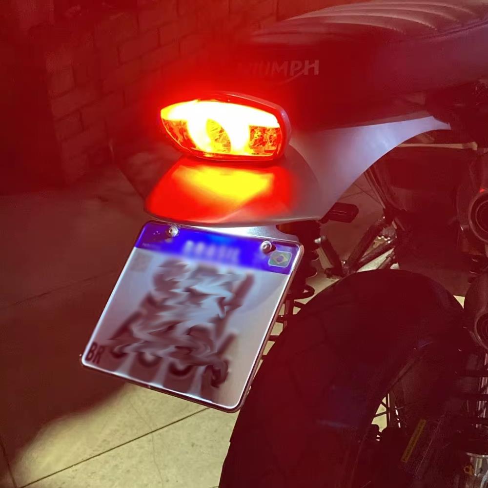 Tail Tidy Mount License Plate - Triumph Scrambler 1200 XE / X / XC 2019-2025