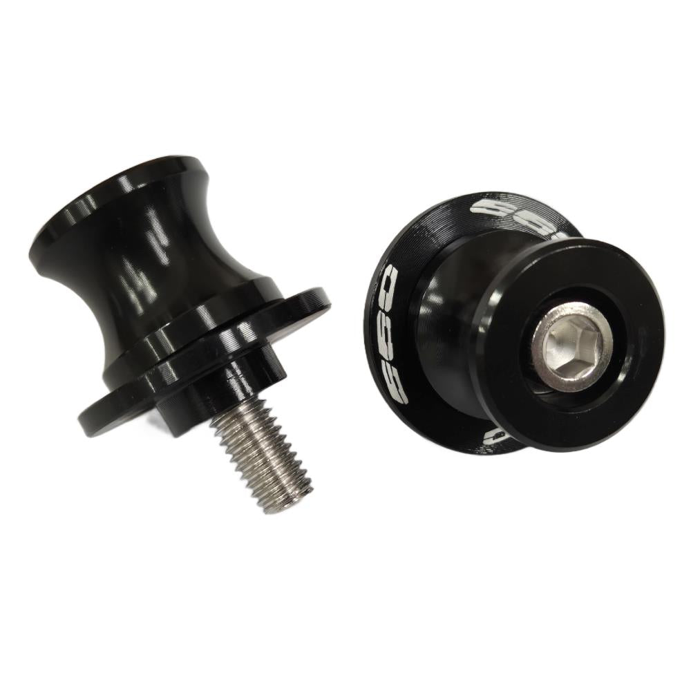 Black Rear Swingarm Spool Paddock Stand Bobbin - Triumph Trident 660 2021-2025