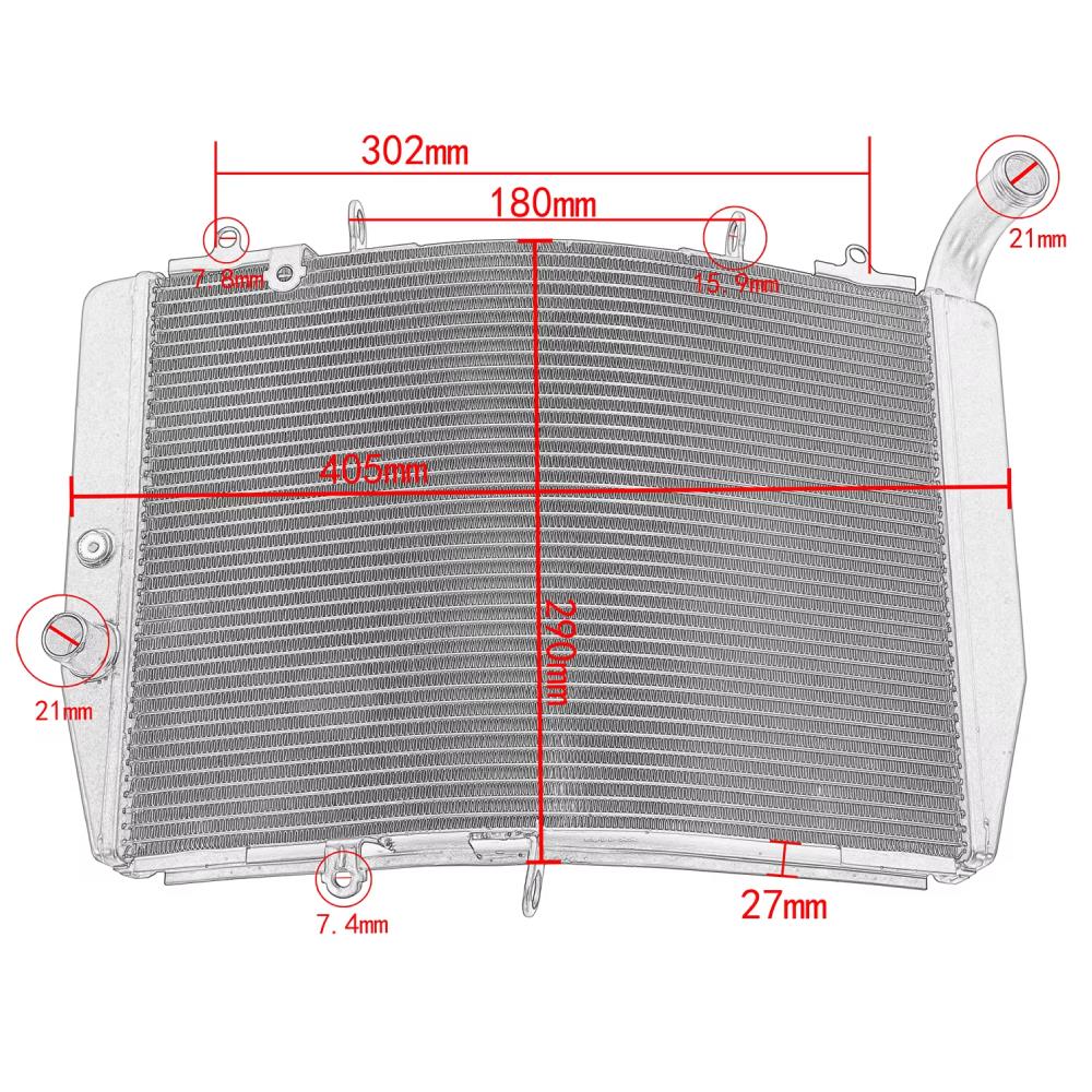 Radiator Engine Cooler For Honda CBR600RR F5 2007-2023