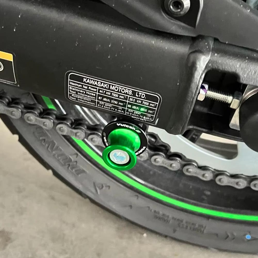 Rear Swingarm Spools Paddock Stand Bobbins - Kawasaki Vulcan S 650 20215-2025