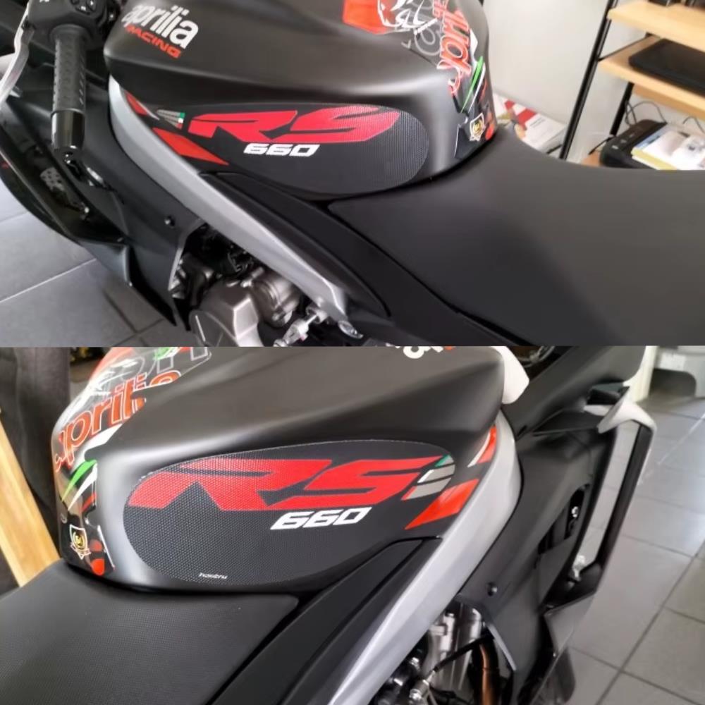 Side Tank Pad Knee Grip Mat for Aprilia RS 660 2020-2024 Tuono 660 2021-2025