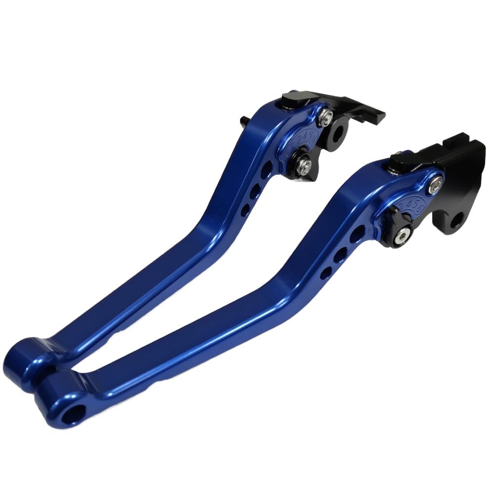 Long Blue Clutch & Brake Levers For Suzuki V-Strom 800DE 2023-2026