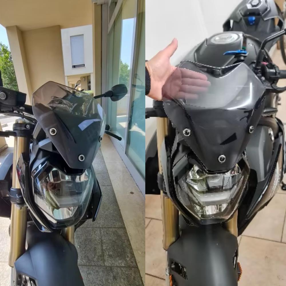 Motorcycle Small Windscreen Windshield Screen - BMW S1000R / M1000R 2021-2024