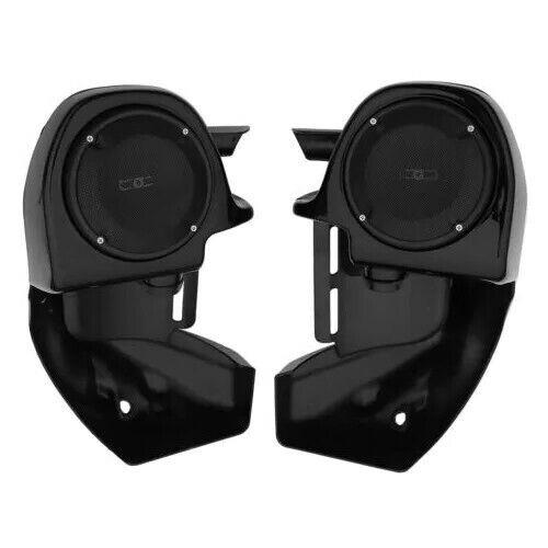 Lower Vented Leg Fairings for Harley Touring 1983-2013 w/ Speaker Grills