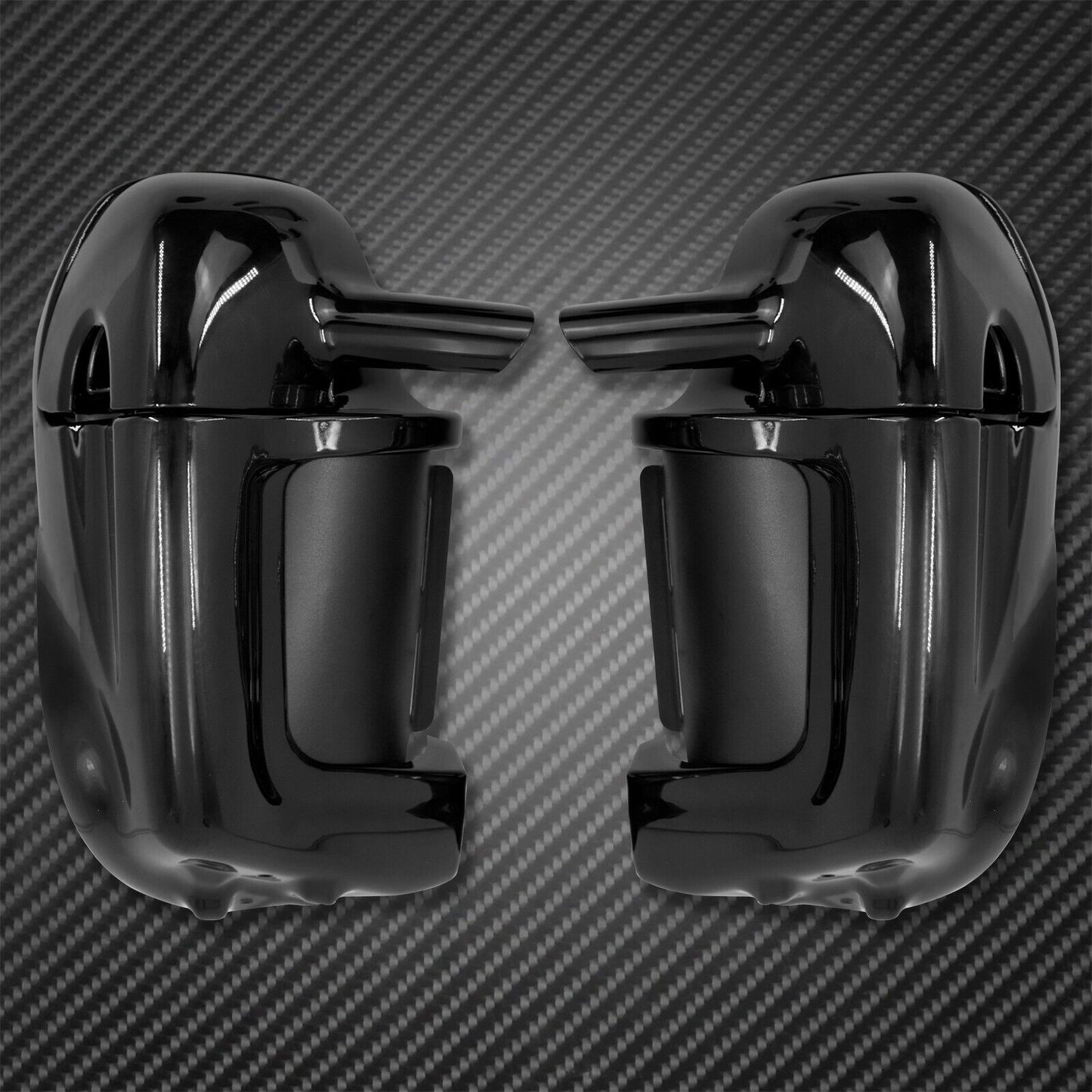 Lower Vented Leg Fairings for Harley Touring 1983-2013 w/ Speaker Grills