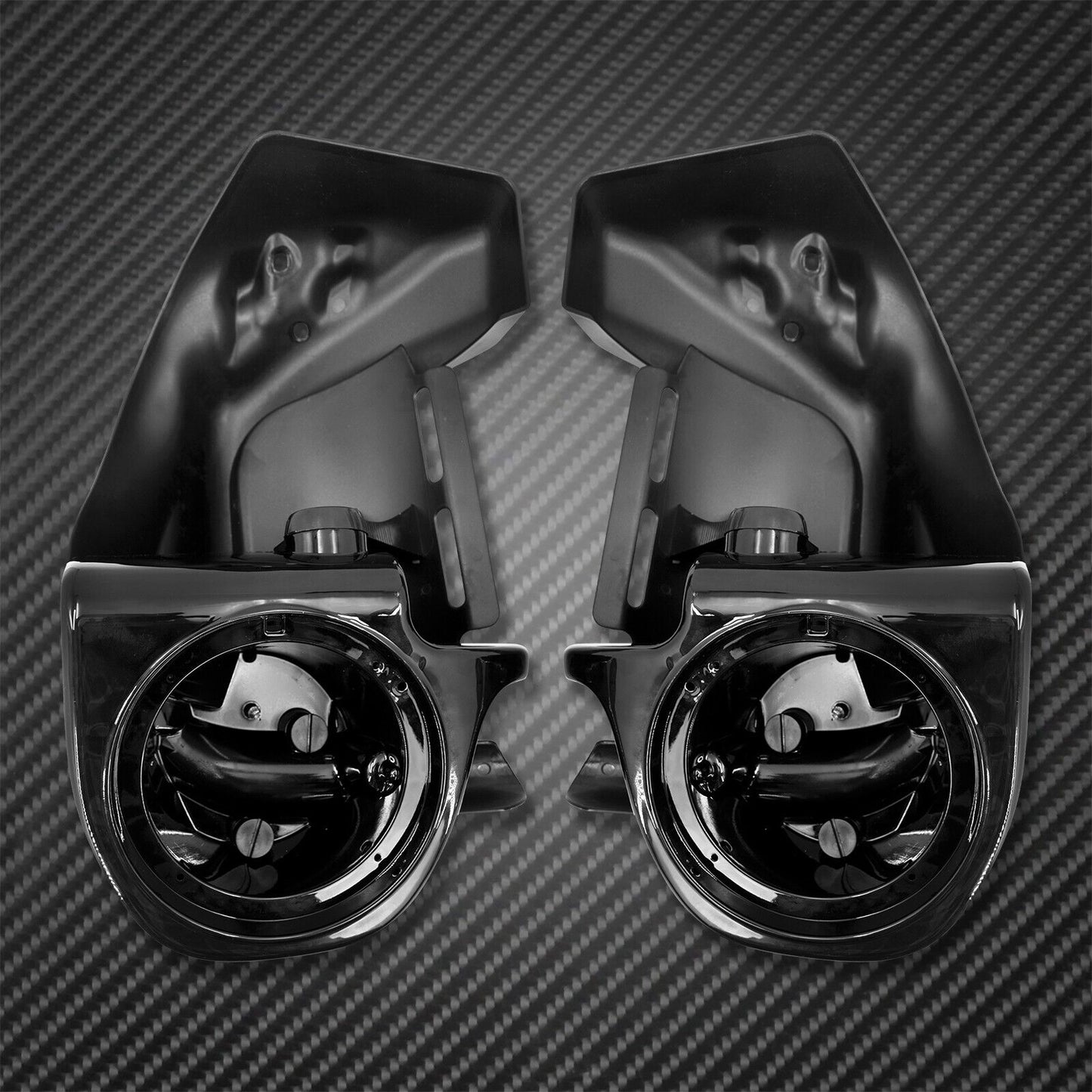 Lower Vented Leg Fairings for Harley Touring 1983-2013 w/ Speaker Grills