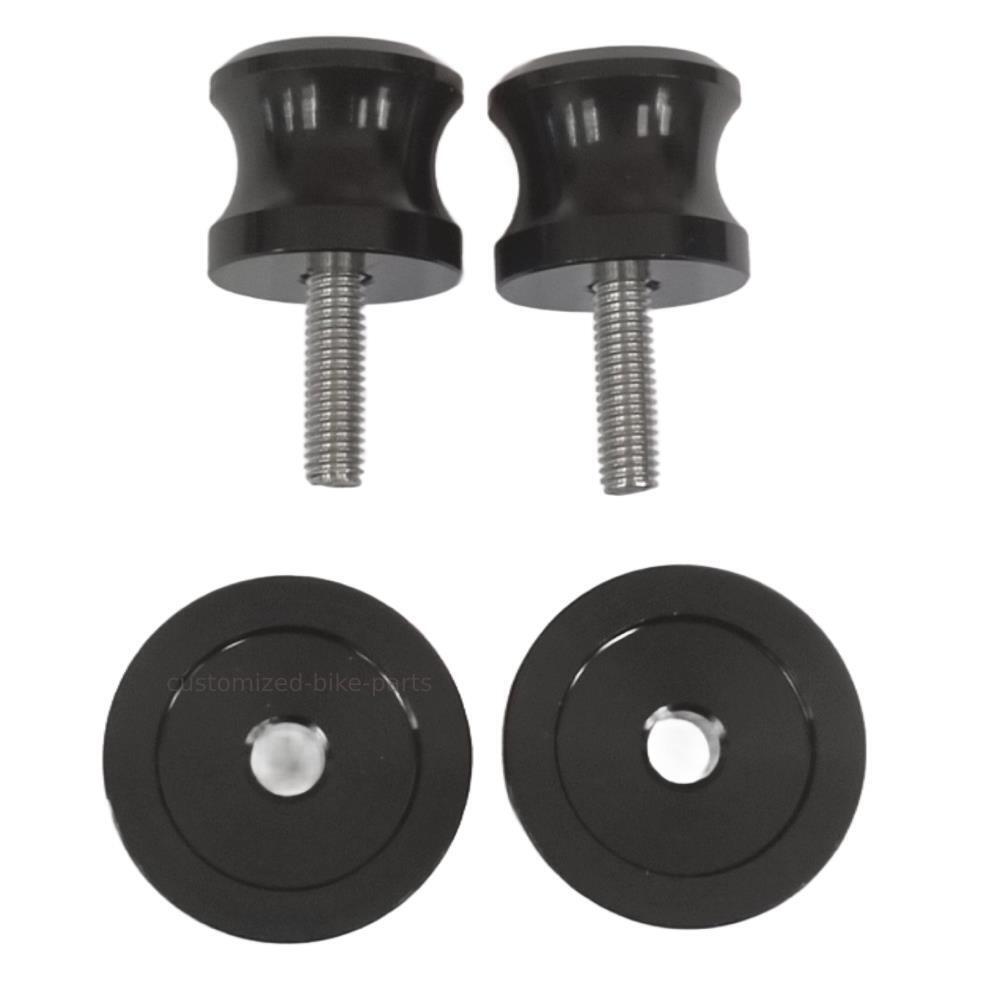 Black Swingarm Spools for Yamaha XSR 125 2021-2025