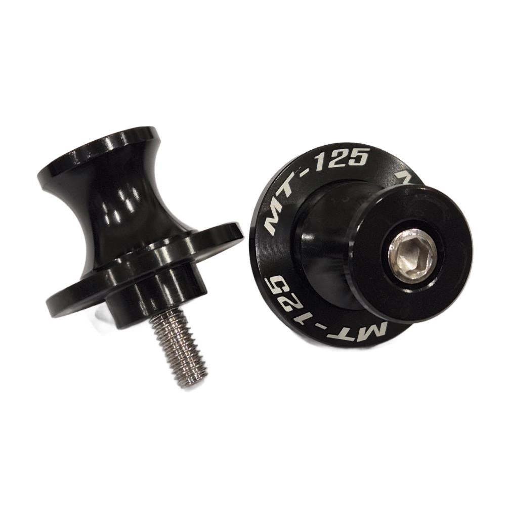 Yamaha MT-125 Black Swingarm Spools Fit All Years 2014-2025