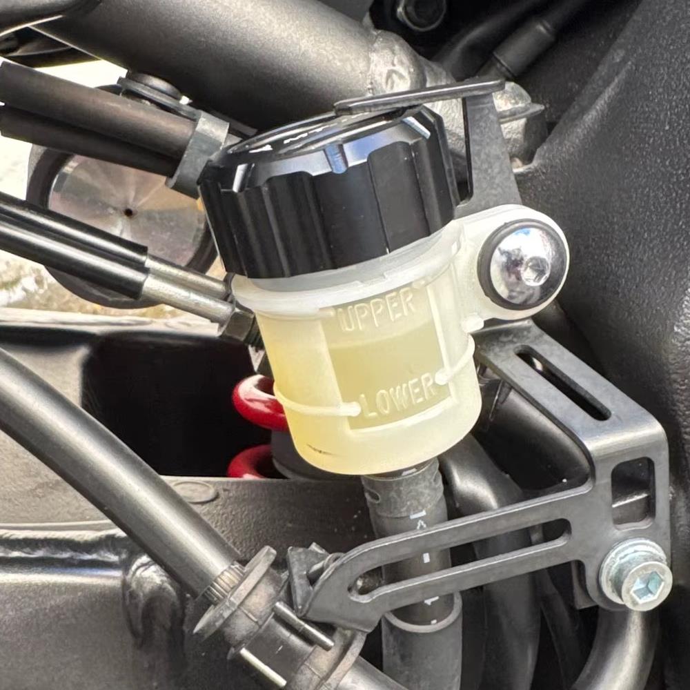 Black Front & Rear Brake Reservoir Covers For Yamaha MT-10 2015-2021