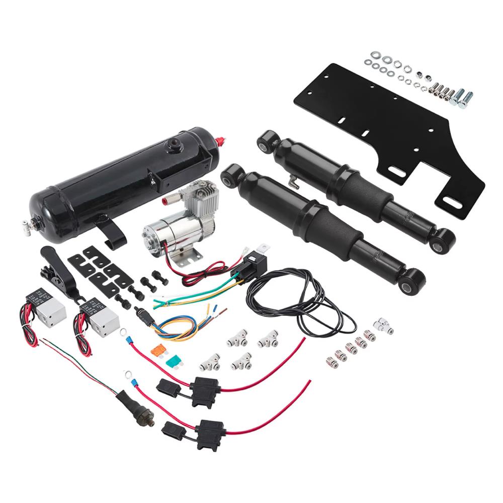 Rear Air Ride Suspension Kit & Air Tank – Fits Harley Davidson Touring 1994-2024