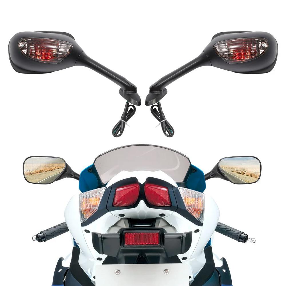 Replacement LED Mirrors For Suzuki GSXR-1000 2009-2016 GSXR 600 750 2011-2025