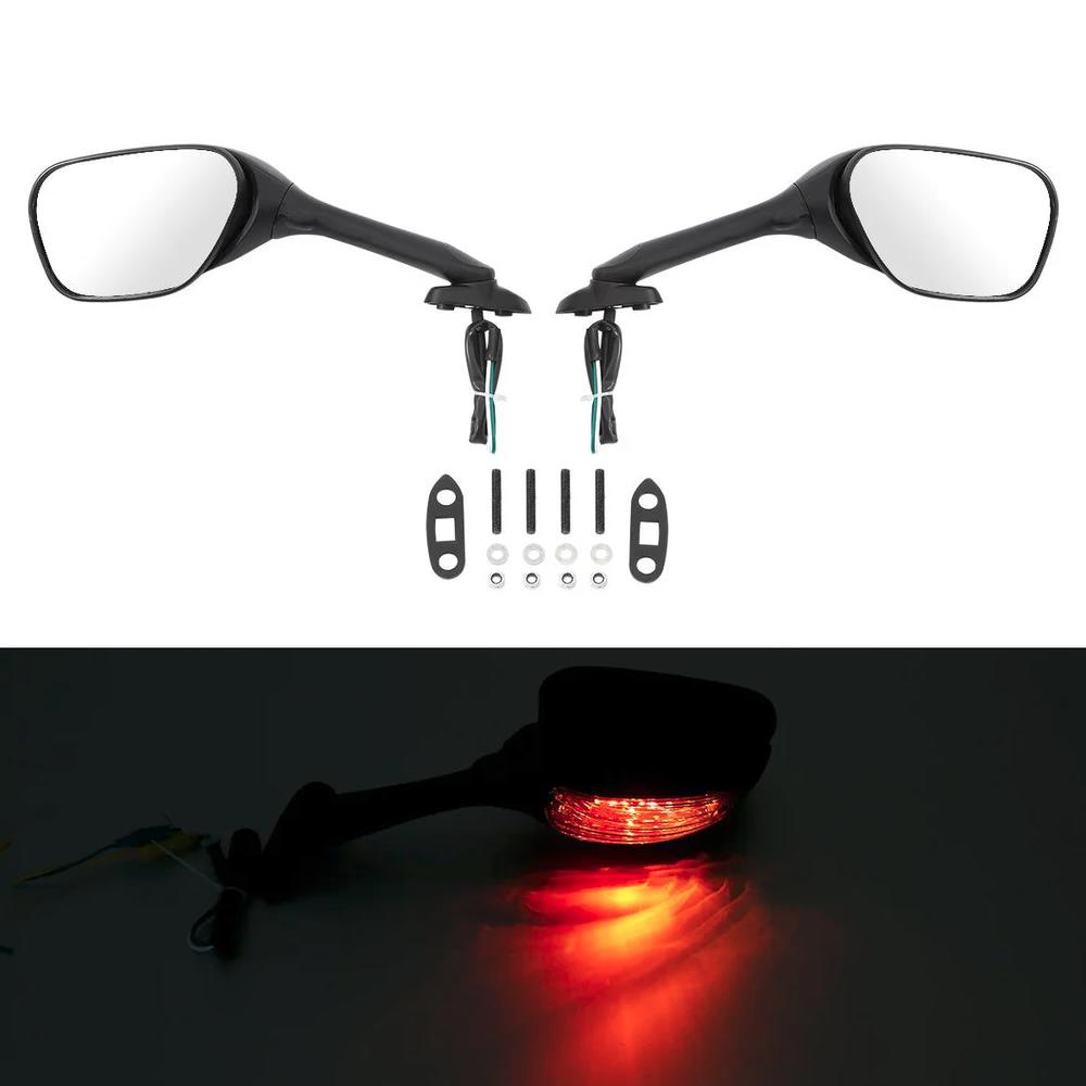 Replacement LED Mirrors For Suzuki GSXR-1000 2009-2016 GSXR 600 750 2011-2025