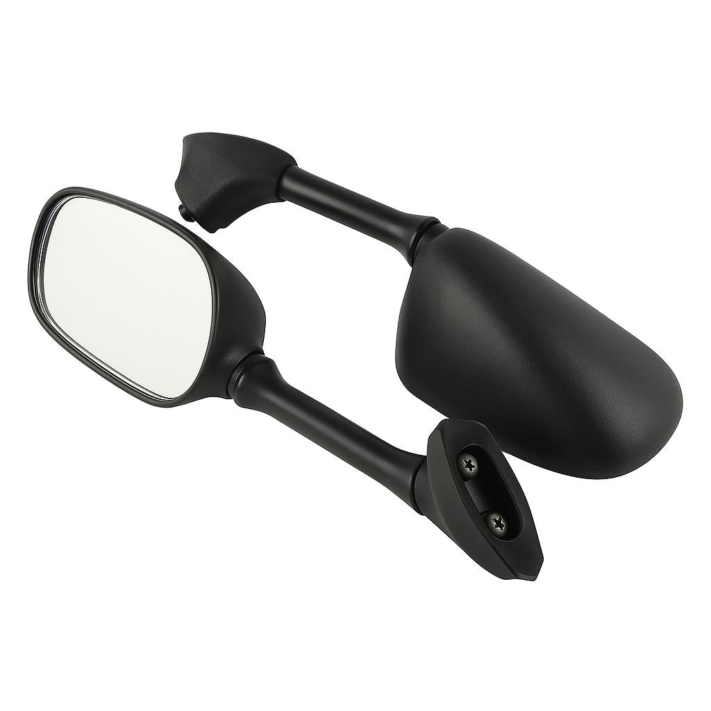 Black Replacement Mirrors Fit For Yamaha YZF-R1 2000-2008 YZF-R6 2006-2007