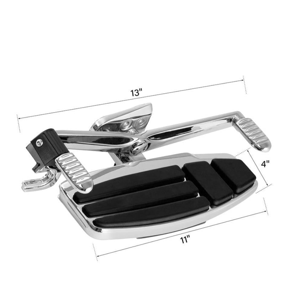 Chrome Driver Floorboards w/ Heel-Toe Shifter for GL1800 F6B Valkyrie 2001-2017