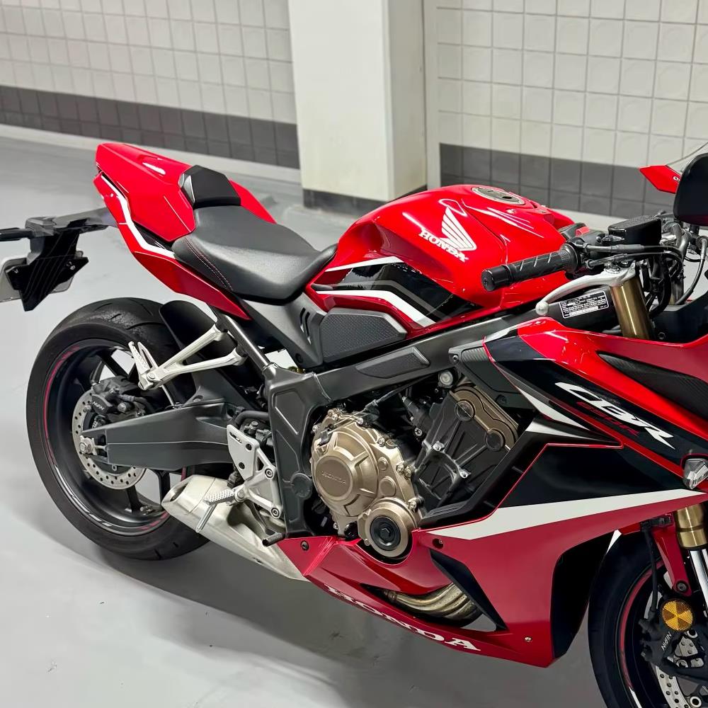 Red Rear Pillion Passenger Seat Cowl - Honda CBR650R CB650R 2019-2023