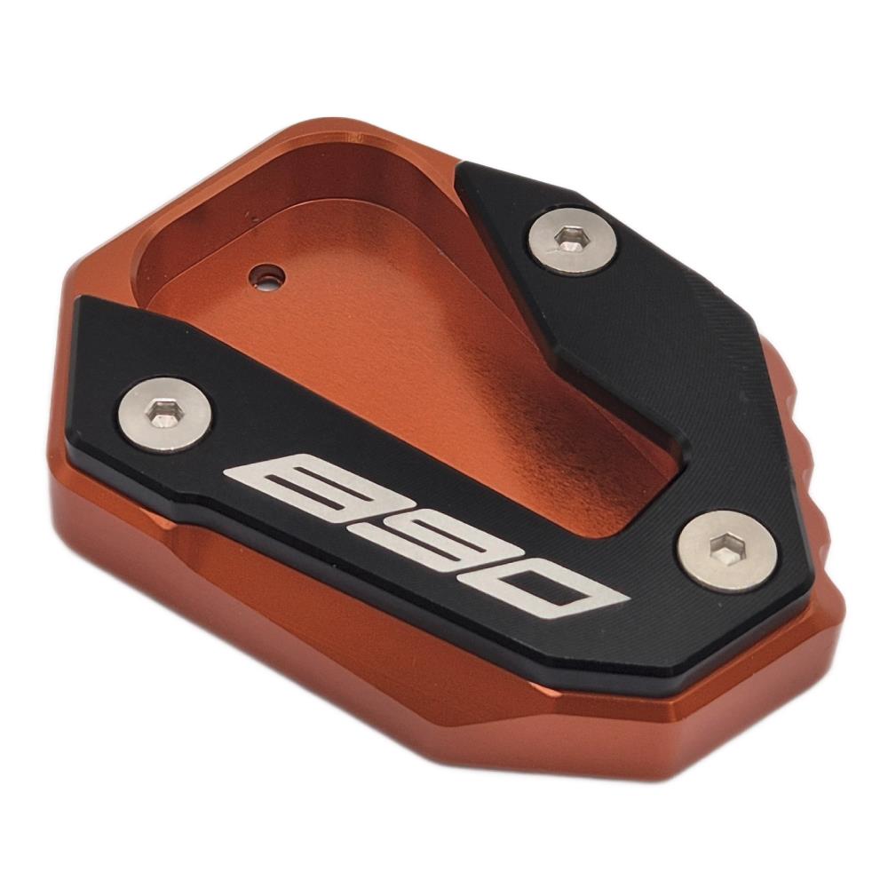 Orange Side Stand Kickstand Shoe Extender - KTM 890 Duke / R / GP 20202-2024