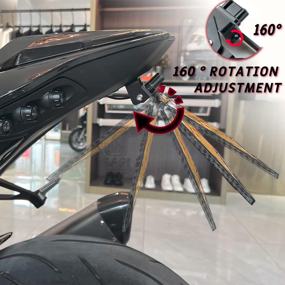 Plug & Play Foldable Tail Tidy License Plate Holder - BMW S1000RR S1000R M1000R