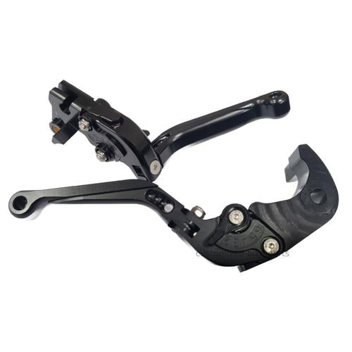 Black Adjustable Clutch Brake Levers - Honda CBR600RR 2024-2026