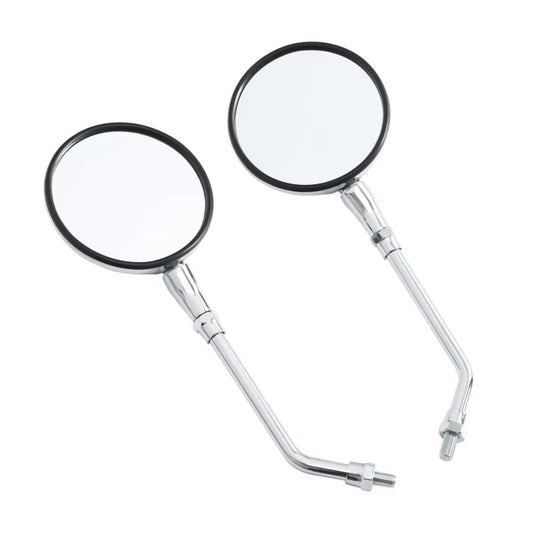 Chrome 10mm Mirrors For Honda CB125F CB500F CB600F VT750 VTX CBR Models