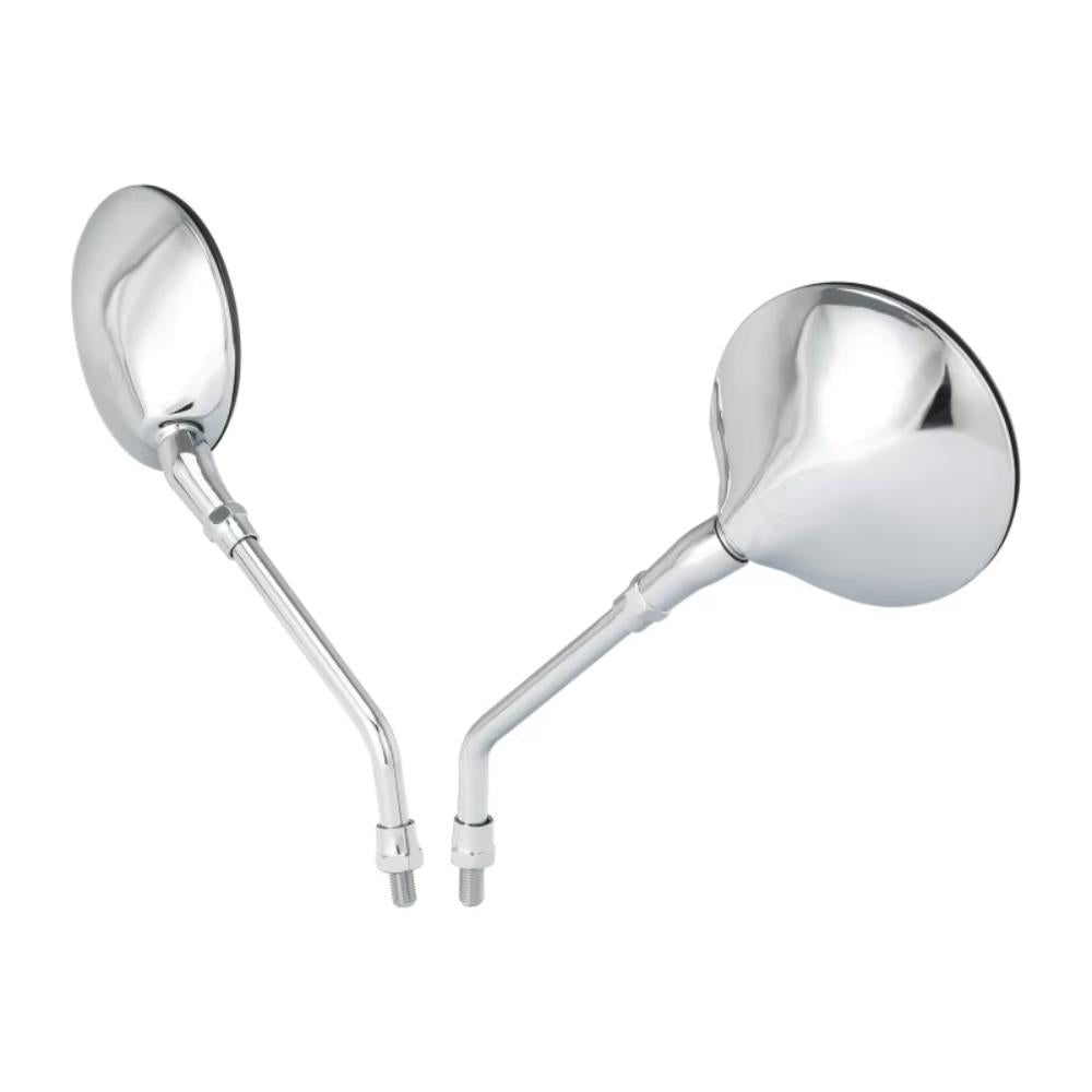 Chrome 10mm Mirrors For Honda CB125F CB500F CB600F VT750 VTX CBR Models