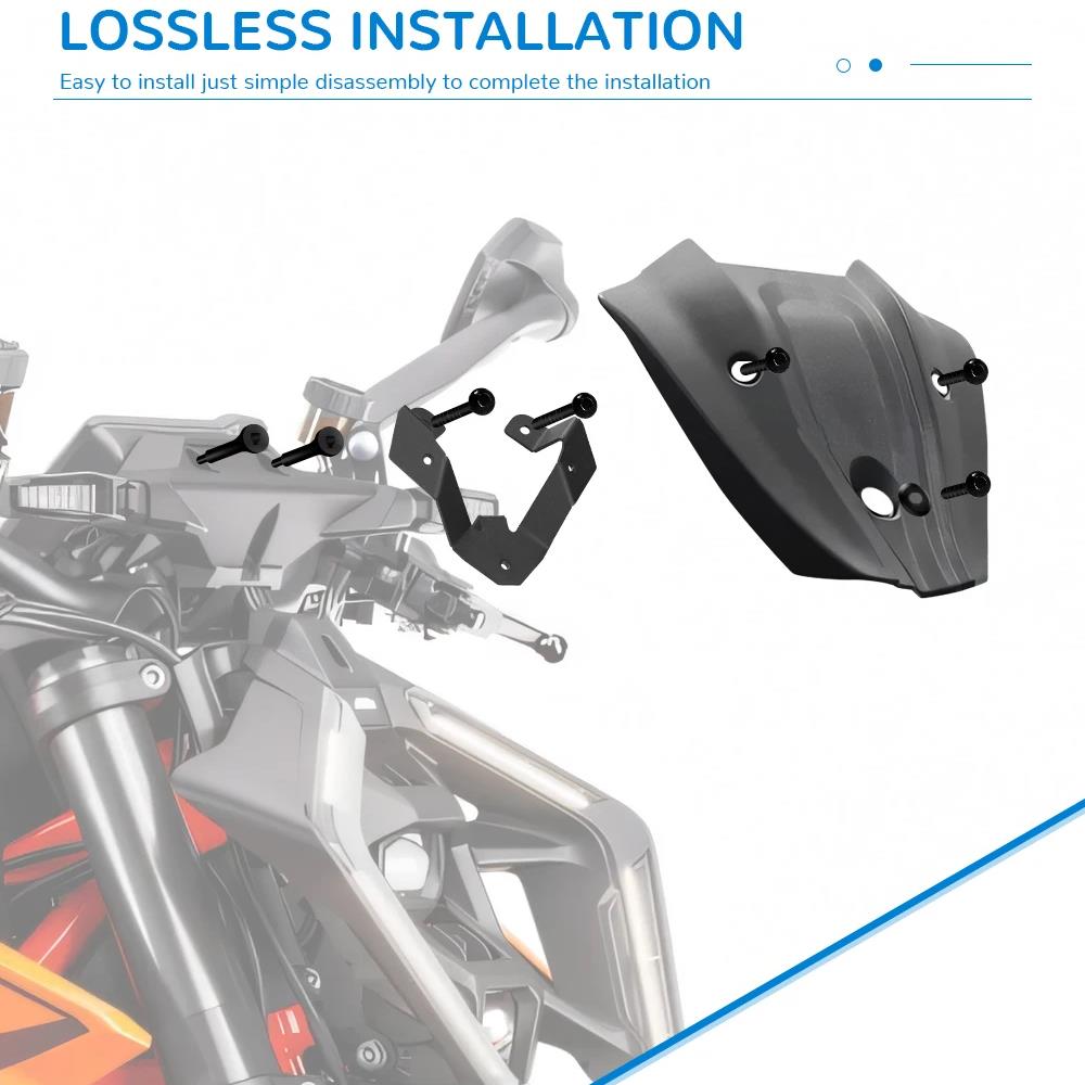 Flyscreen Small Windscreen Screen - KTM 1390 Super Duke R / Duke 990 2024-2025