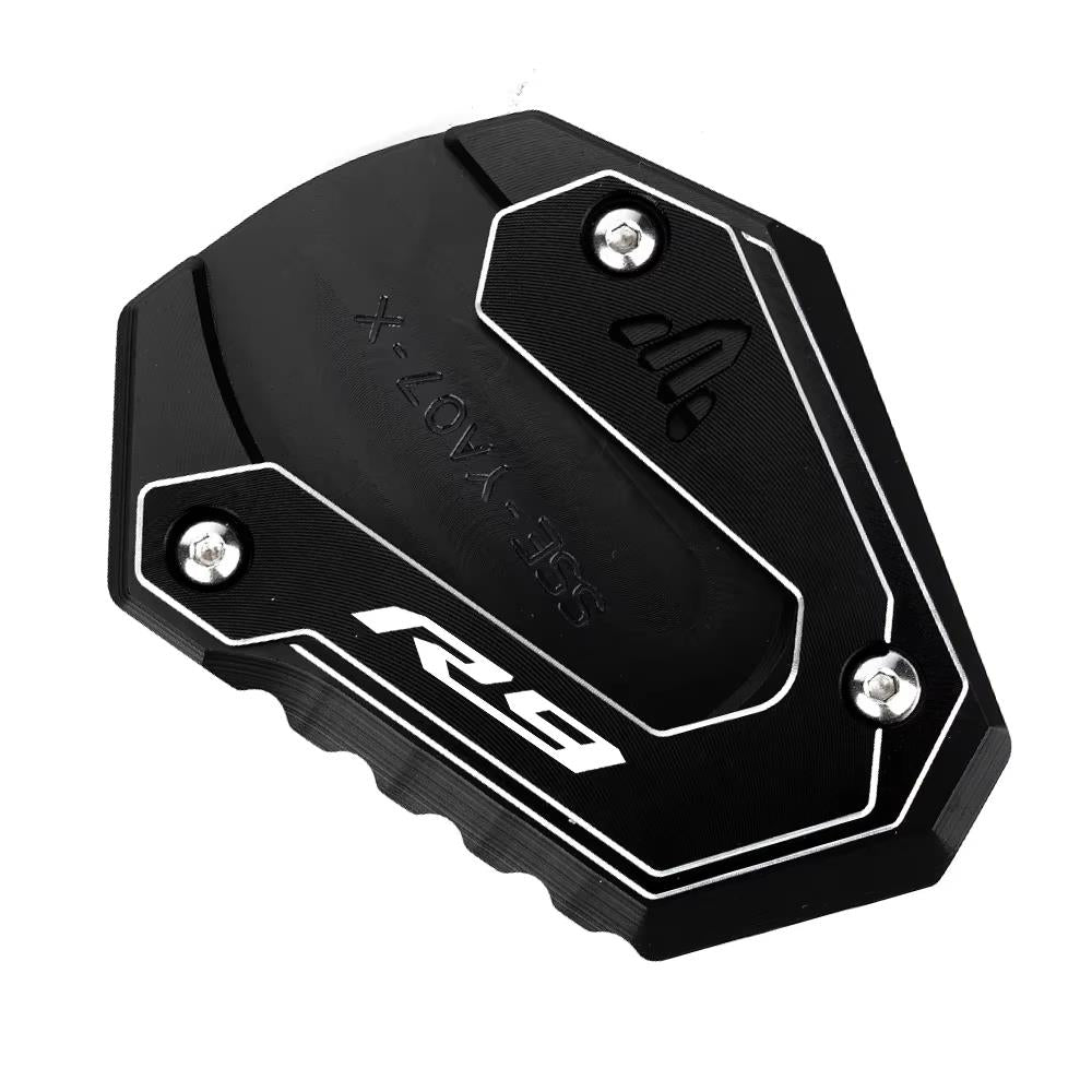 Black CNC Side Stand Kickstand Shoe Extender - Yamaha YZF-R9 2025-