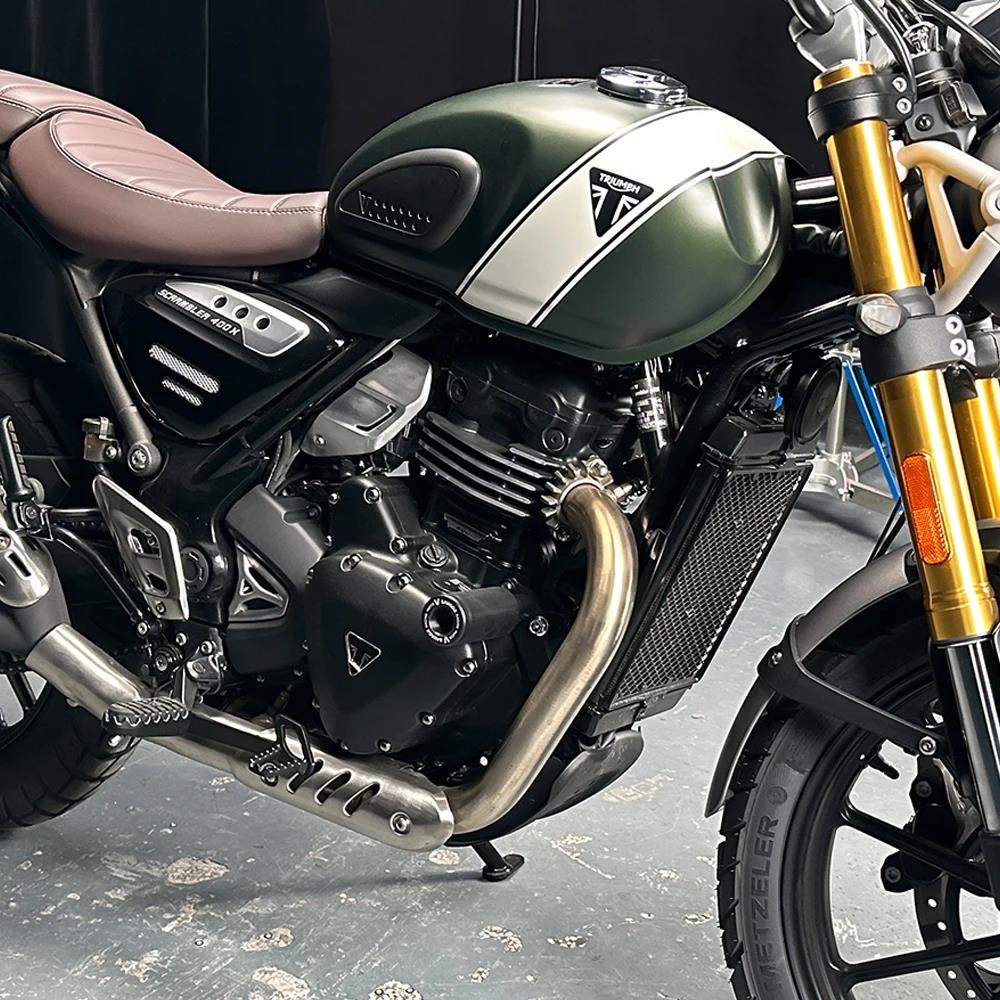 Engine Sliders Crash Protection Pads Frame - Triumph Scramber 400X / Speed 400