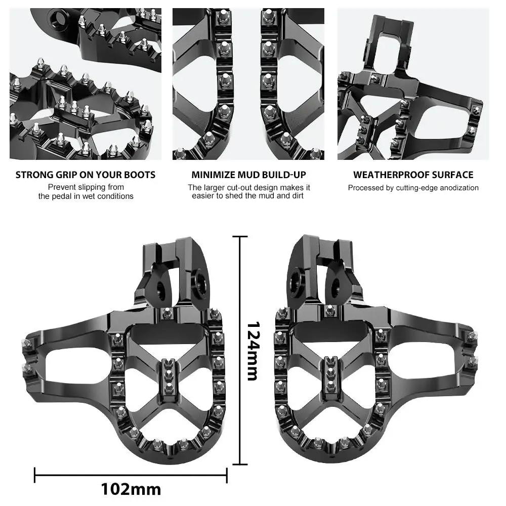 Extender Foot Pegs For KTM EXC SXF XCW Husqvarna GasGas 125-500 2023-2025