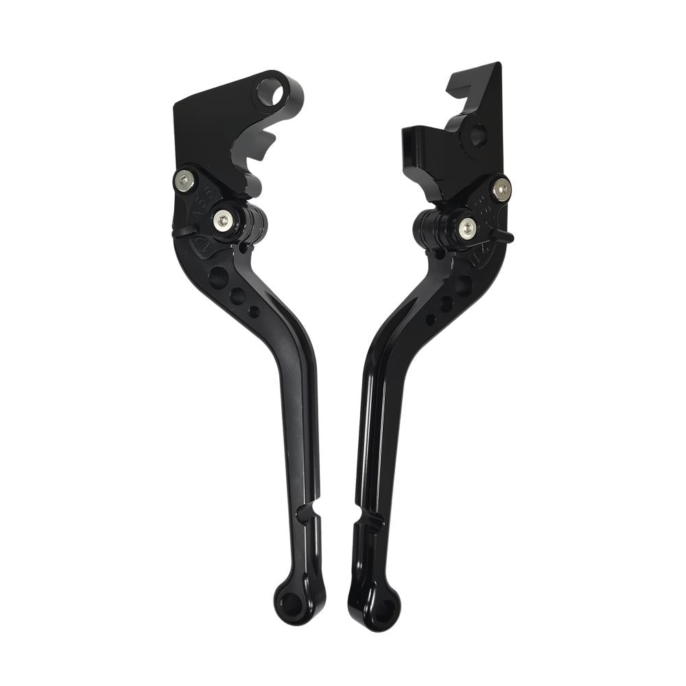 Yamaha MT-09 Tracer 2015-2020 Long Black Clutch & Brake Levers