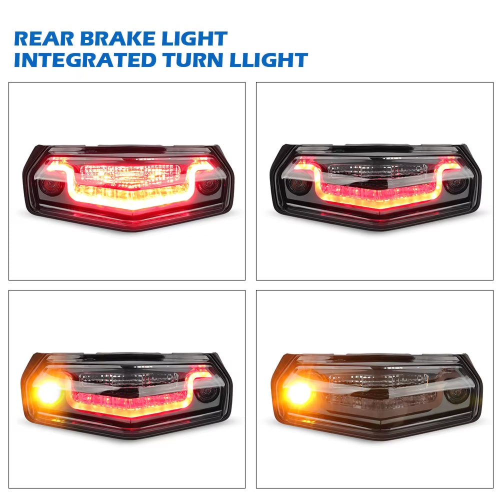 Integrated Indicators Tail Light For Yamaha Tenere 700 XTZ T7 2019-2025