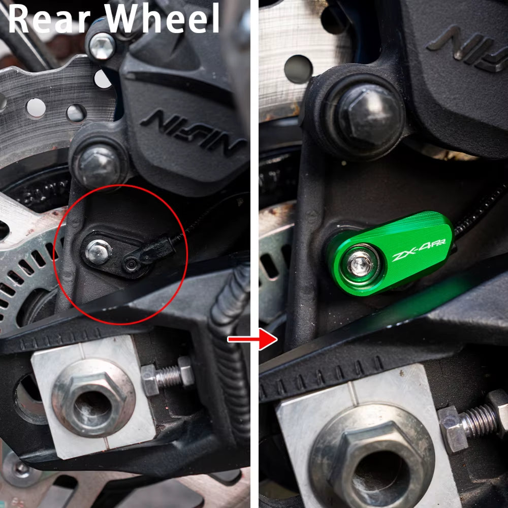 Front / Rear ABS Sensor Guard For Kawasaki ZX-4RR 2023-2026