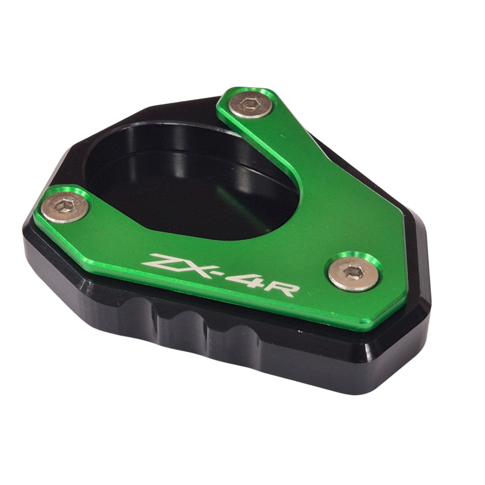 CNC Side Stand Kickstand Shoe Extender - Kawasaki ZX-4R 2023-2026