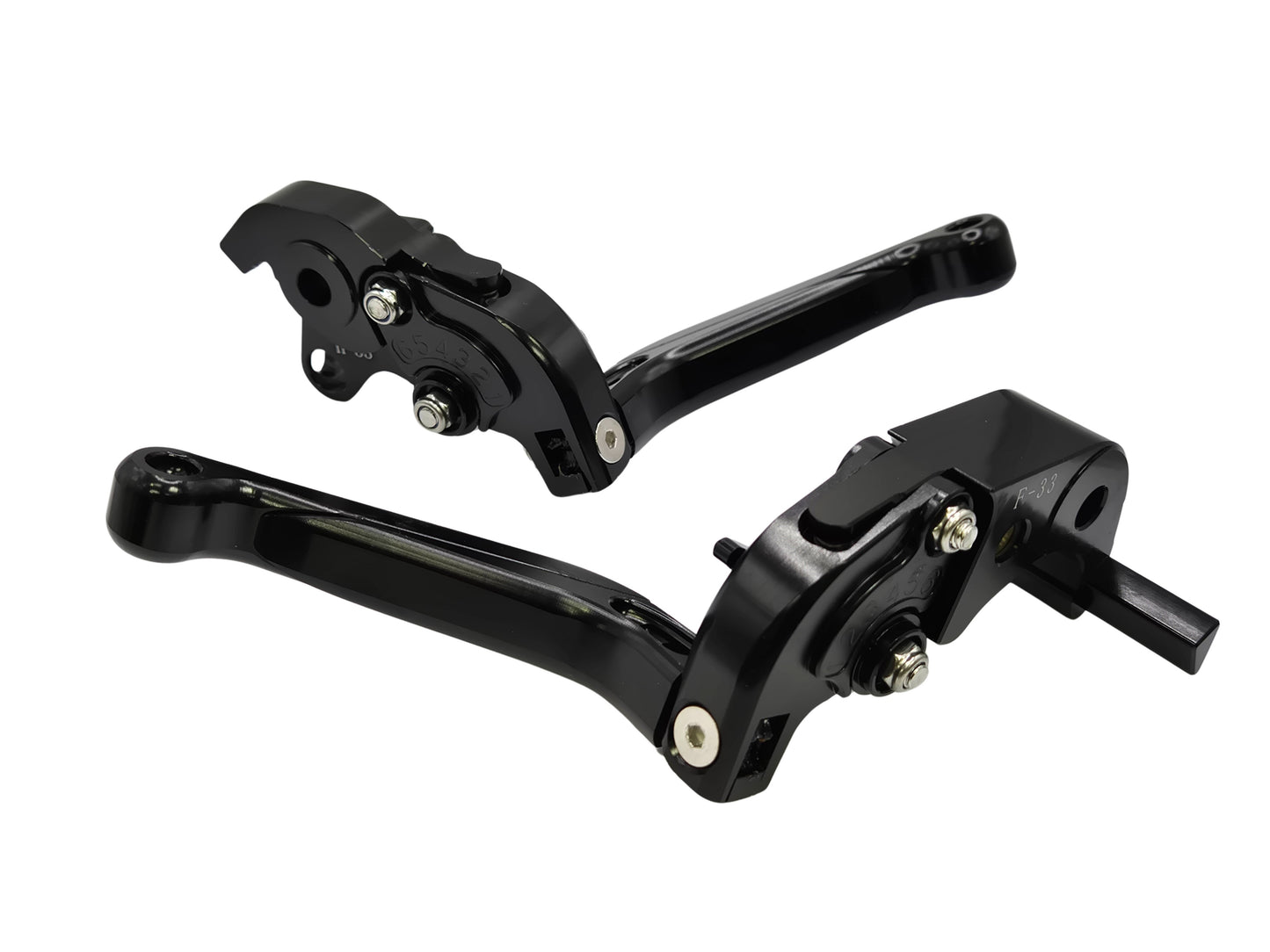 Adjustable Clutch Brake Lever Set Black / Black For Honda CB1000R 2008-2016