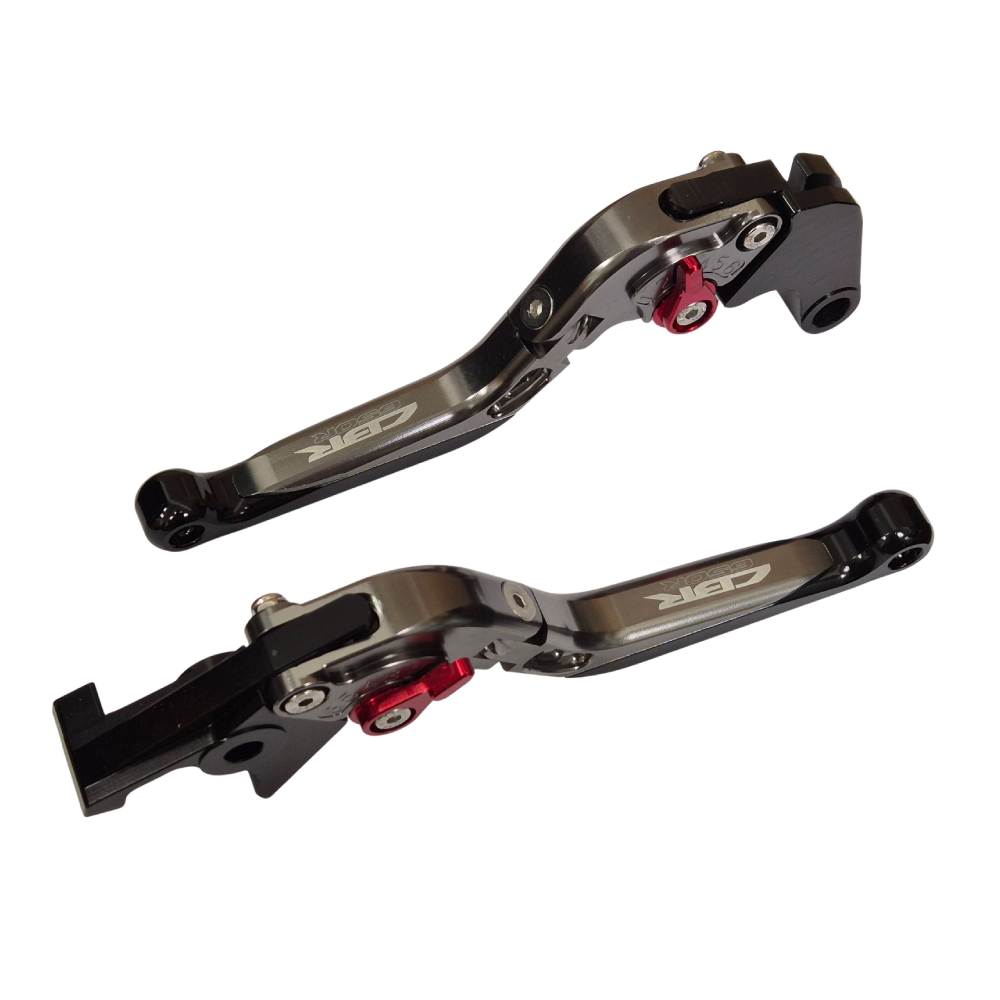 Honda CBR 650 R 2018-2026 | Adjustable Clutch Brake Lever Set Titanium / Black